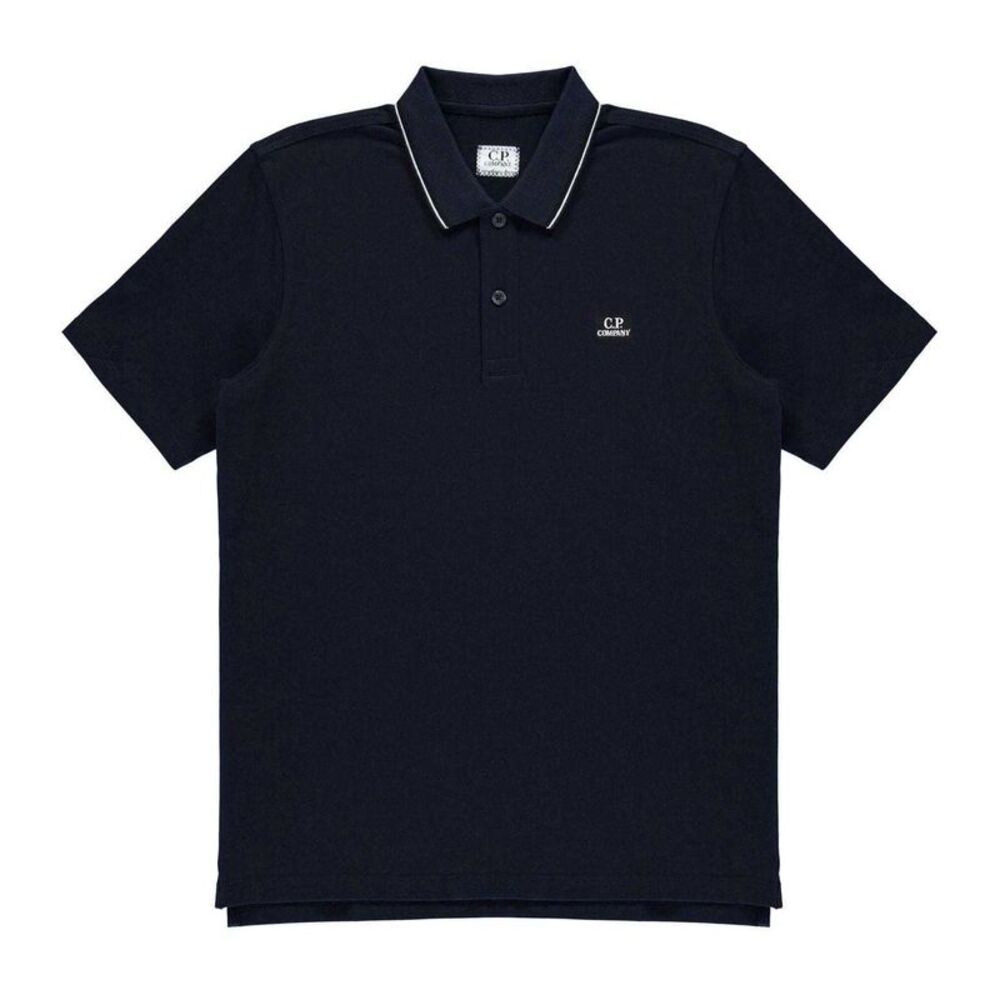 C.P. Company Boys Logo Polo Shirt / Eclipse Blue